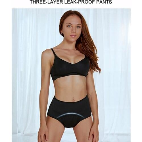 ALINAPPY 1PCS Leak Proof Menstrual Panties Physiological Pants Women Underwear Period Comfortable Waterproof Briefs