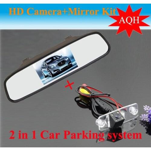 Promotion Auto parking System for Hyundai Elantra Terracan Tucson Accent CCD Car Rear View Camera + HD Car rear Mirror