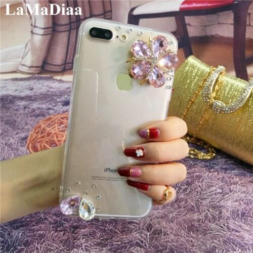 For Xiaomi 10 Pro 9 8 Lite For Redmi 9T 9A 8 A Note 9 Pro MAX 9S 8 7 6 Pro Case Luxury Bling Crystal Diamond Soft TPU Back Cover