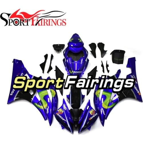 Injection Fairings For Yamaha YZF600 R6 06 07 Year 2006 2007 Plastics ABS Motorcycle Full Fairing Kit Bodywork Blue Carenes Hull