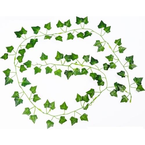 Faux Vines Artificial Plants Wall Ivy Garland Green Leaf Vine Home Decore Living Room Garden Wedding Decoration Fake Plant