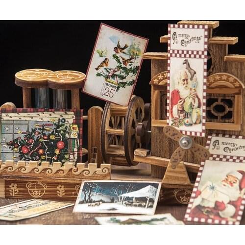 YaMinSanNiO 138pcs/lot Vintage Stickers Decorative Kit for Diy Tag Note Tickets Stamps Handmade Craft Journal Techo Scrapbooking