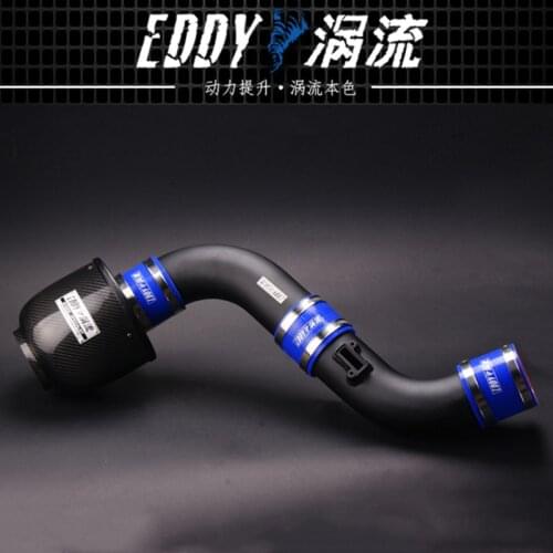 EDDY Intake System Air Intake Pipe & Carbon Fiber Air Filter for Volkswagen CC Scirocco Golf GTI MK6 1.4T 1.8T 2.0T 3.6L Engine