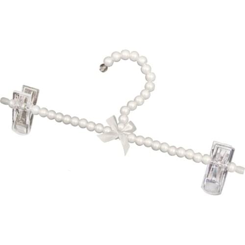 Pearl Clothes Hangers Thicker Drying Racks Seamless Anti-slip Windproof Clothing Hanger Organization Home Decoration