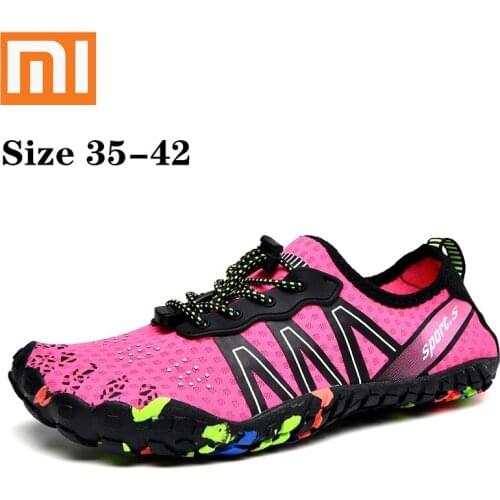 Water Shoes women Sneakers Barefoot Outdoor Beach Sandals Upstream Aqua Shoes Quick-Dry River Sea Diving Swimming Size 35-42