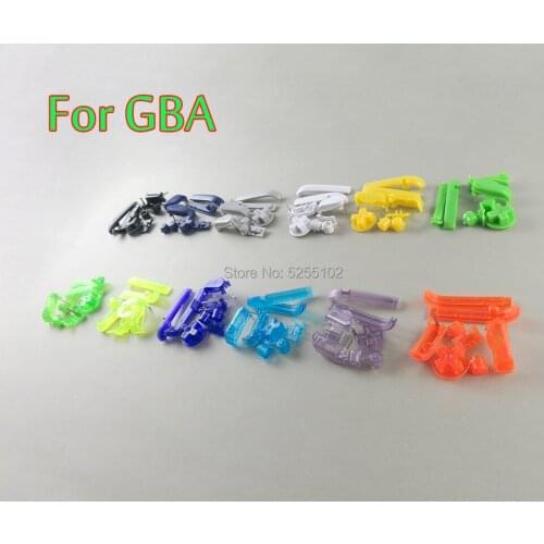 1set L R A B Buttons Multi-Color Buttons Keypads For Gameboy Advance Buttons Frame D Pads Power ON OFF Buttons For GBA