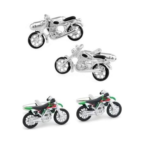 10pairs/lot Sport Motorcycle Cufflink Copper Plating Motor Bike Cuff Links Shirt Cuff Button Mens Jewelry Accessory Wholesale