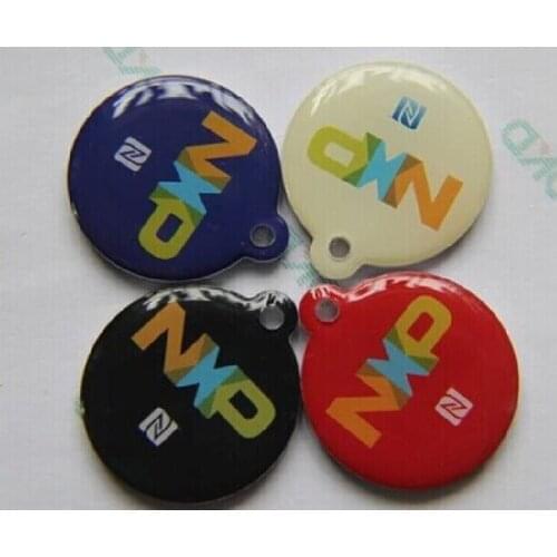 100pcs 13.56mhz Epoxy tag compatible For phone various shapes waterproof