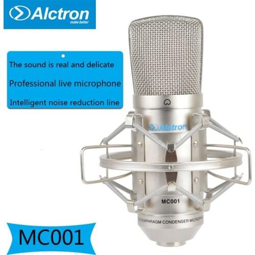 Alctron MC001 Condenser Microphone Recording Studio Microfono Recording Professional live K song anchor microphone
