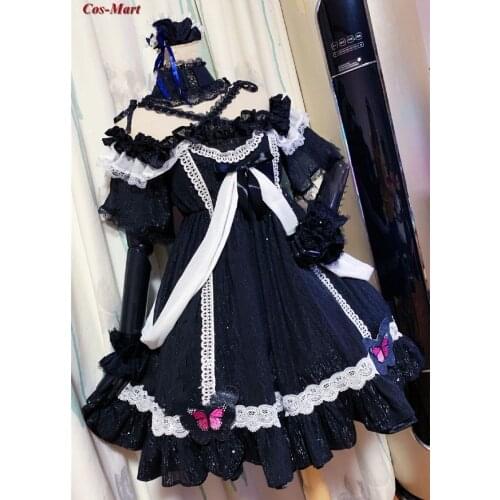 Anime VTuber Hololive Uruha Rushia Cosplay Costume Gorgeous Cute Idol Lolita Dress Activity Party Role Play Clothing Custom-Make