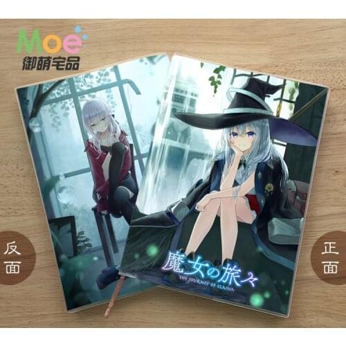 Anime The Journey Of Elaina Figure Student Notebook Delicate Eye Protection Notepad 6563 Diary Memo Gift
