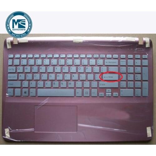 Laptop case palmrest upper cover keyboard top case for SONY SVF152a29t SVF153a1qt SVF15327scp US layout