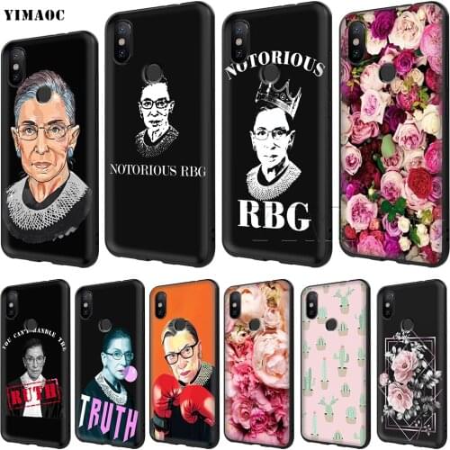 Ruth Bader Ginsburg Case for Xiaomi Redmi MI Note MAX 3 6a 7 6 8 9 10 GO SE A1 A2 A3 Lite 8A F1 Pro