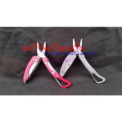 By dhl or ems 100pcs Camping EDC Tool equipment outdoor Clip pliers multi-purpose mini tool tool keychain survival kit