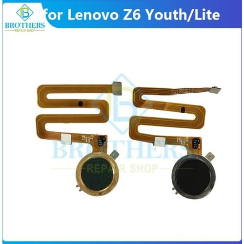 For Lenovo Z6 Youth Z6 Lite Fingerprint Flex Cable Home Button Sensor Scanner Z6Lite L38111 Touch ID Flex Cable Phone Parts Top