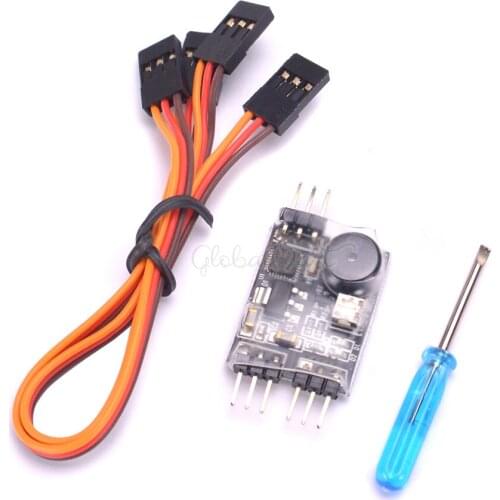 Mini ABS intelligent brake control 5V-8.4V alarm for PPM signal ducted turbojet fixed wing RC Racing drone