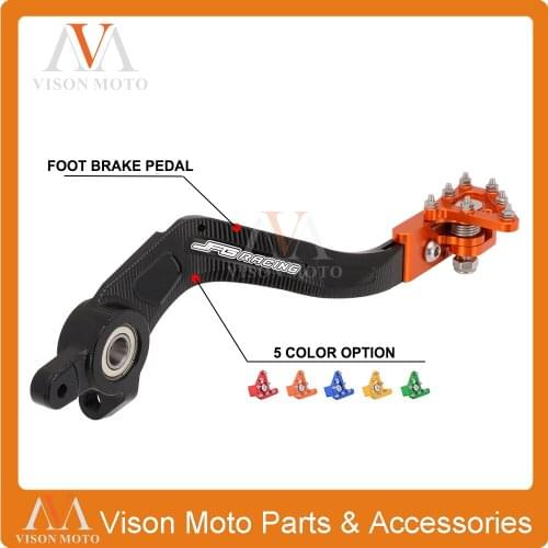 Motorcycle CNC Aluminum Rear Foot Brake Pedal Adjustable For KTM SX SX-F SXS SXS-F XC XC-W XC-F EXC EXC-F SMR XCR-W 125-530