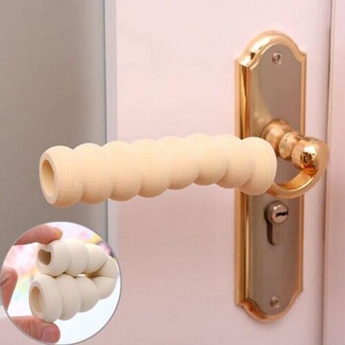 Soft Elastic Door Handle Foam Cover Doorknob Guard Protector Anti-collision Door Stopper Safety Baby Children Protection