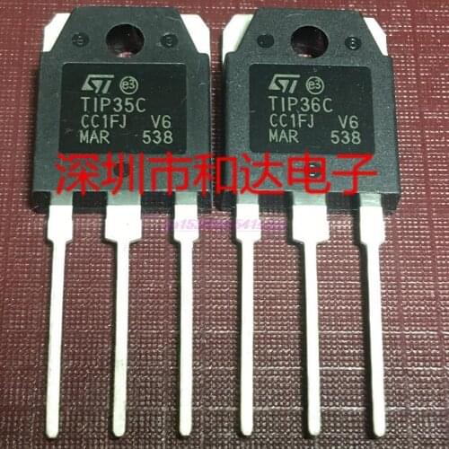 Real 100% Original NEW TIP35C TIP36C TIP35 TIP36 TO-247 10Pair = TIP35C 10PCS + TIP36C 10PCS