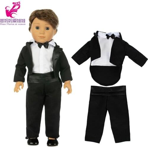 18 inch american boy doll clothes black suit bride dress for 18 inch doll girl wedding dress