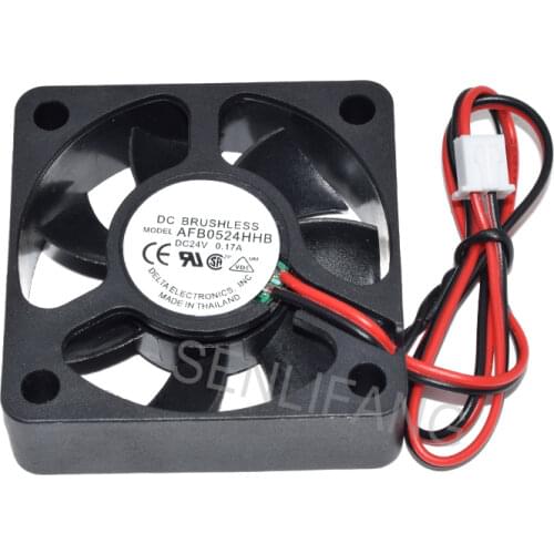 Original for AFB0524HHB 5015 24V 0.17A 5CM Large air volume Double ball Inverter fan