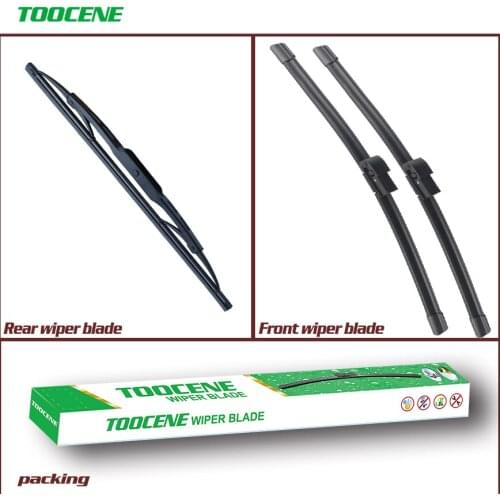 Front And Rear Wiper Blades for BMW E39 1995-2003 pair 26+22 High Quality Natural Rubber Windscreen Car Accessories