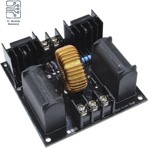 12V 30V ZVS Tesla Coil Flyback Driver Board High Voltage Booster Plate Induction Heating Module For Marx Generator Jacob Ladders