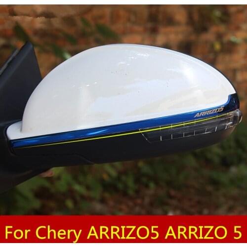 Rearview mirror Strip Scratchproof Bright strip Decorative strip Bumper strip Exterior modification For Chery ARRIZO5 ARRIZO 5