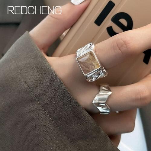 REDCHENG Rings With Diamonds