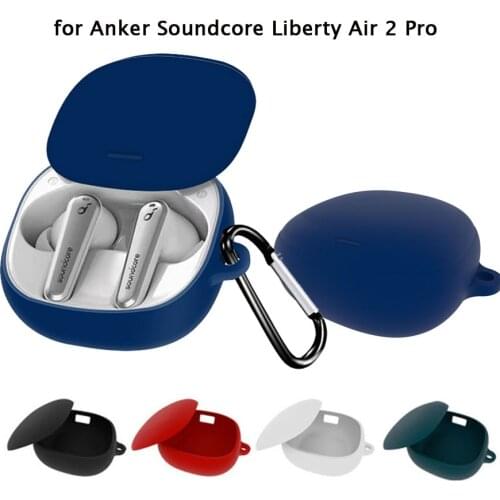 Silicone Earphones Case Cover for Anker Soundcore Liberty Air 2 Pro Wireless Bluetooth Earbuds Dust proof Protective Shell Pouch