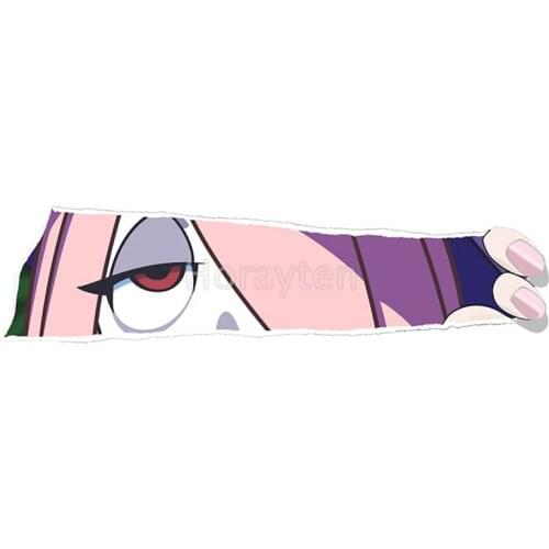 Car Styling Vinyl Stickers for Sucy Inspired Anime Peeping Eyes Graphics Motor Bikes Keyboard Decal Waterproof