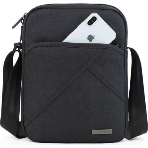 Shoulder bag mens messenger bag on Shoulder canvas mens casual bag large capacity fashion simple Oxford cloth iPad bag