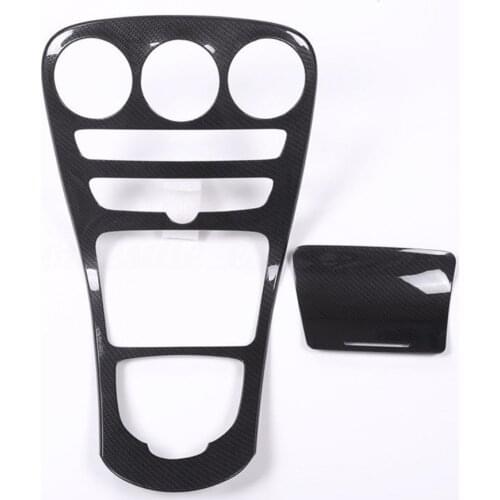 Car Interior Carbon Fiber Color Center Cover Decorate Fit For Mercedes Benz C Class W205 C180L 2015-2017 Car Styling Accessories