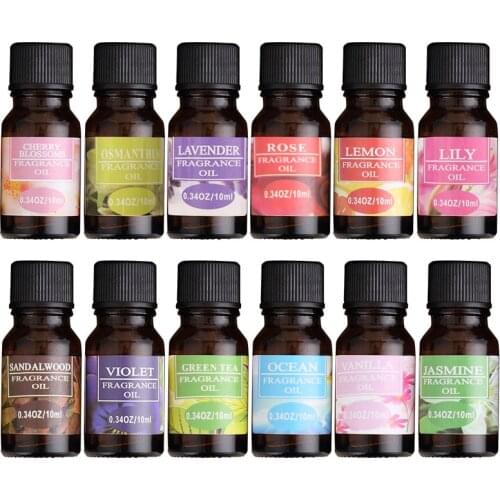 10ml Water-soluble Flower Fruit Essential Oil Aromatherapy Diffusers Essential Oils Humidifier Fragrance Air Freshening TSLM1