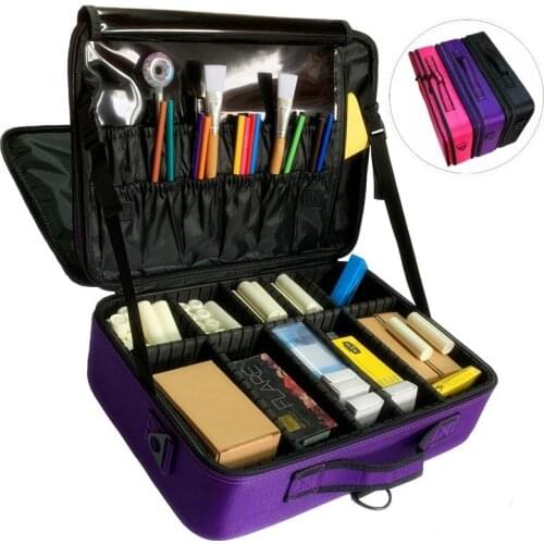 2020 Professional Cosmetic Bag Organizer Women Travel Make Up Cases Large Capacity Cosmetics Suitcases For Makeup Beauty Case