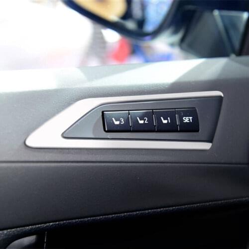ABS Plastic For Toyota Alphard 2016 2017 2018 car styling auto accessories Car Master driver seat memory switch Cover Trim