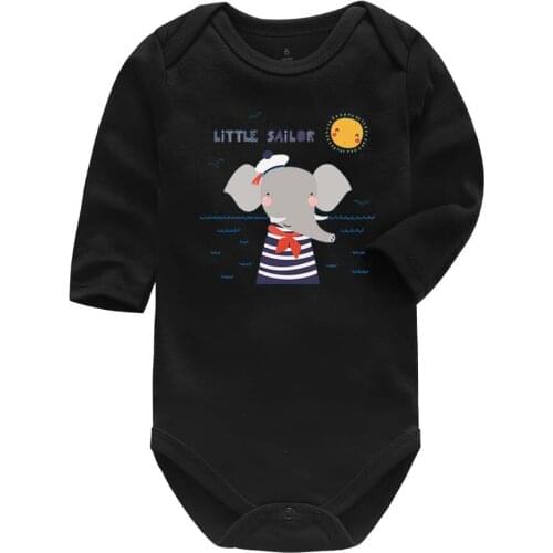 Newborn bodysuit baby babies bebes clothes long sleeve cotton printing infant clothing 1pcs 0-24 Months