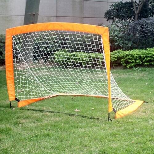 Children Soccer Net Portable Foldable Football Goal Net Heavy Duty Support Sturdy Indoor Outdoor Kids Football Shooting Practice