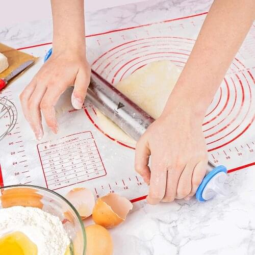 Freeoptimistic Silicone Dough Rolling Pins