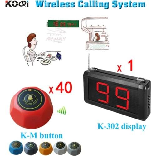 Hot Sell Small Electronic Buzzer Bell Wireless Service Waiter Calling Remote Call Bell System
