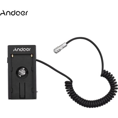 Andoer Camera DV Battery Power Supply Mount Plate Adapter for Blackmagic Cinema Pocket Camera BMPCC 4K for Sony F550 Battery