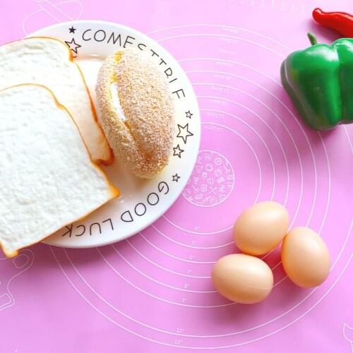 Multi-Size Silicone Baking Mat Pizza Pastry Border Oven Dough Mat Rolling Non-Stick Macaroo Cookie Dessert Kicthen Tool