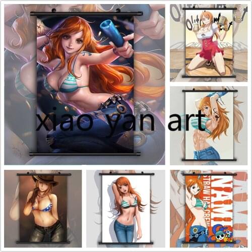 One Piece D Luffy Nami Anime DIY Diamond Painting Diamond Mosaic Cross Stitch Kits Full Diamond Embroidery Room Decoration