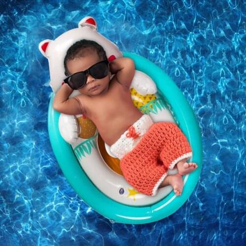 Animal Shape Cartoon Inflatable Toddler Cow Baby Swim Seat Children Safety Swimming Pool Water Fun Toys Float Circle Ring