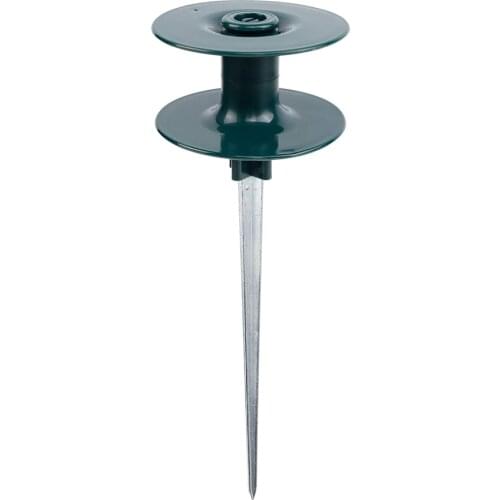 Hose Guide Zinc Metal Garden Lawn Wind Pipe Zinced Spike Plant Protection ABS+zinc Alloy Durable ABS Retractable High-strength