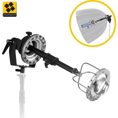 Meking Reverse Mount for Hexadecagon Octa Softbox Adaptable to Major Brand Studio Flash