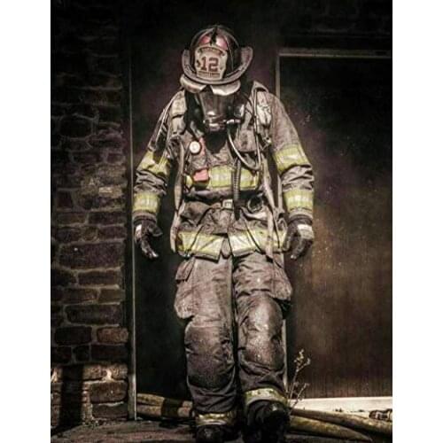 DIY Full Diamond Painting Firefighter Angel Cross Stitch Classic 5D Embroidery Fire Truck Mural Sewing Art Home Room Decoration