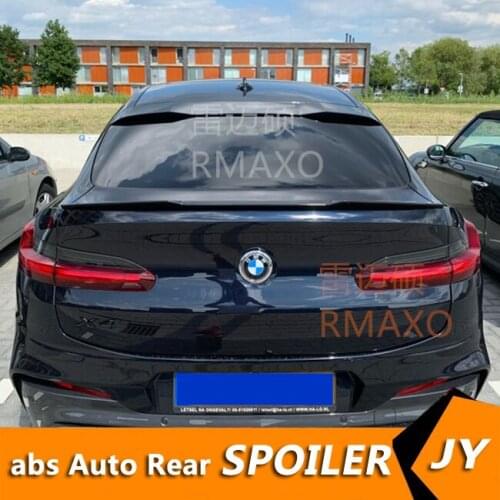 For BMW G02 X4 Spoiler 2019-2020 lip spoiler ABS Material Car Rear Wing Primer Color Rear Spoiler For BMW X4 G02 Spoiler