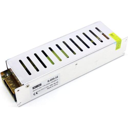 Transformer Switch Power Supply Strip 200W Led Power Supply 12V 16.7A