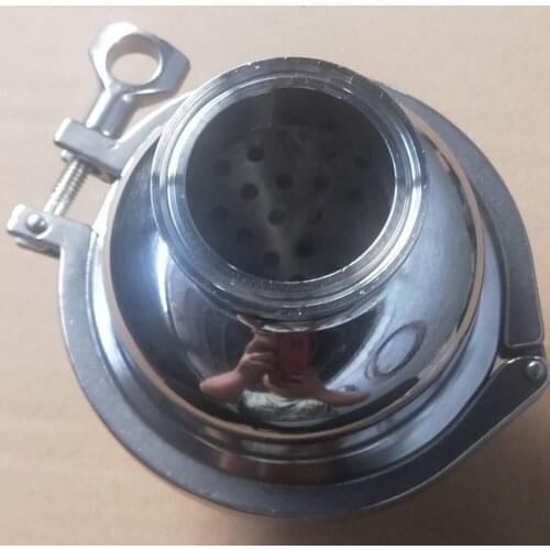 Tri Clamp Sanitary In-line Strainer Filter fit Pipe OD 38/51mm Ferrule OD 50.5/64mm SS304 Stainless Steel 100 Mesh Filter